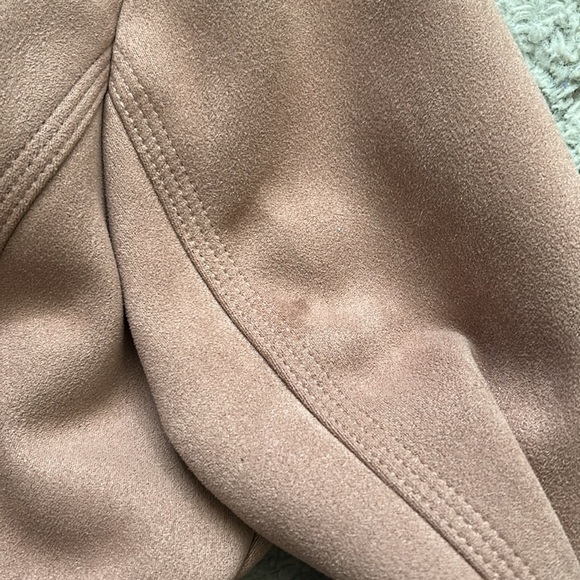 Haute Monde Women's Pink Suede Jacket size XL - Picture 8 of 9